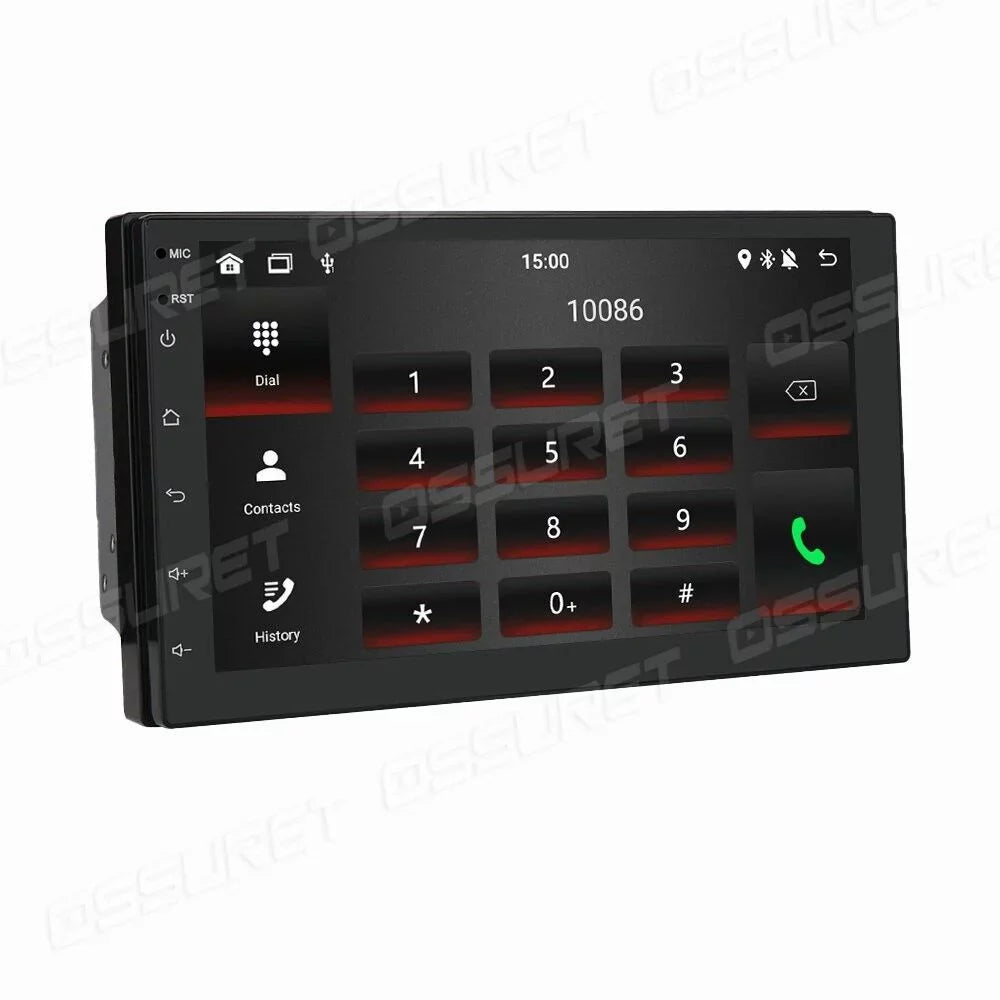 7" GPS Navigation System Android 11 Bluetooth Double 2 Din Car Stereo Radio Head Unit In Dash With Backup Camera