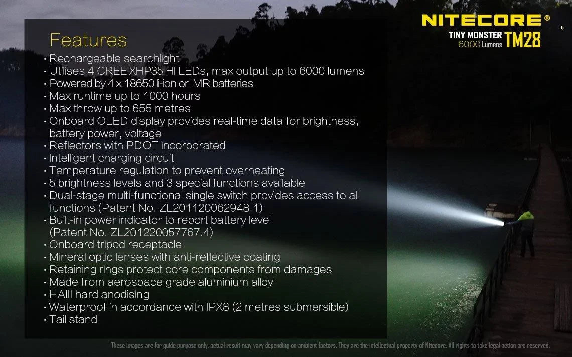 Outdoor Value Pack: Heart TM28 Searchlight and New P12 Flashlight -Both can be Recharged on the go or at home