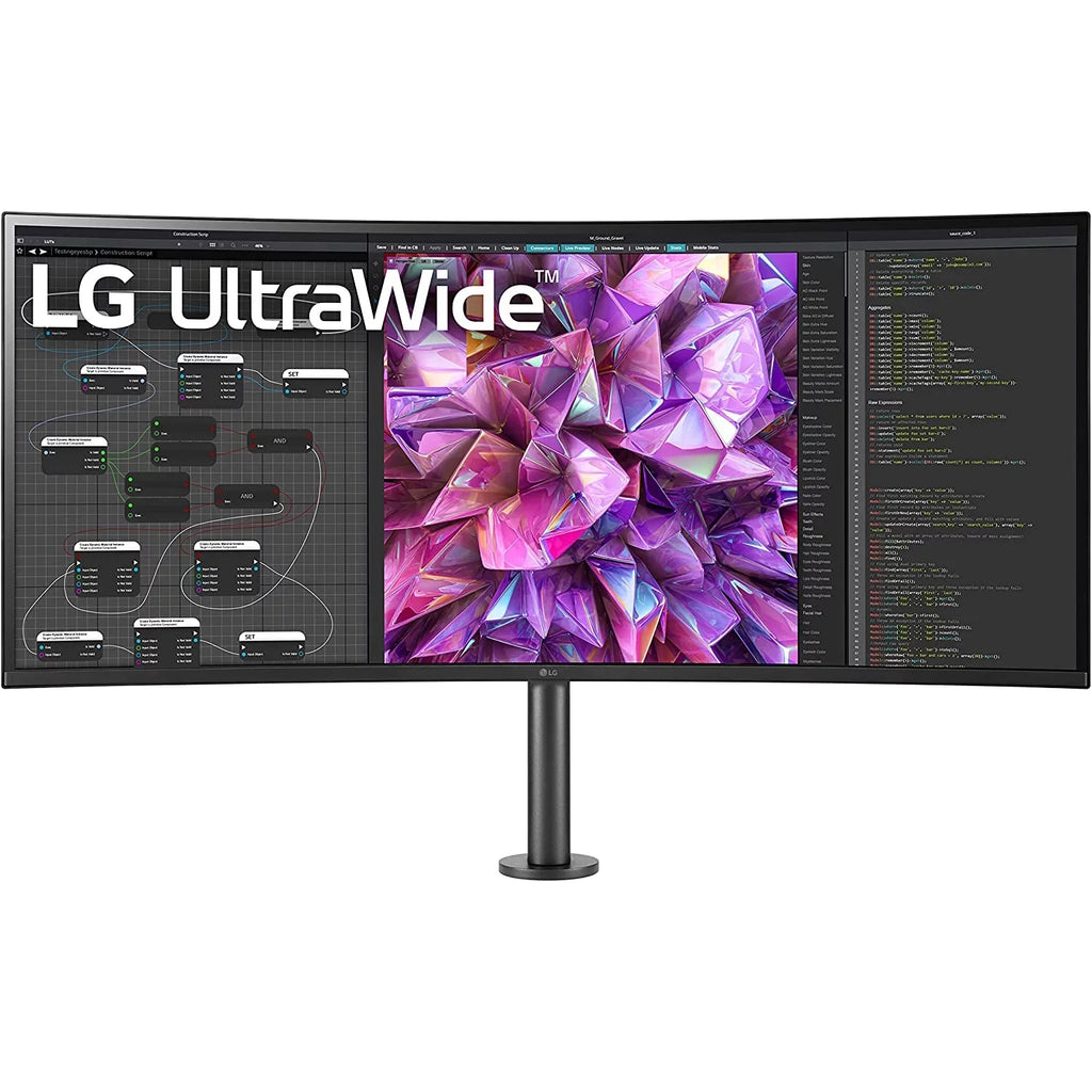 LG Ultrawide 38WQ88C-W 38" Class UW-QHD+ Curved Panel LCD Monitor, 21:9