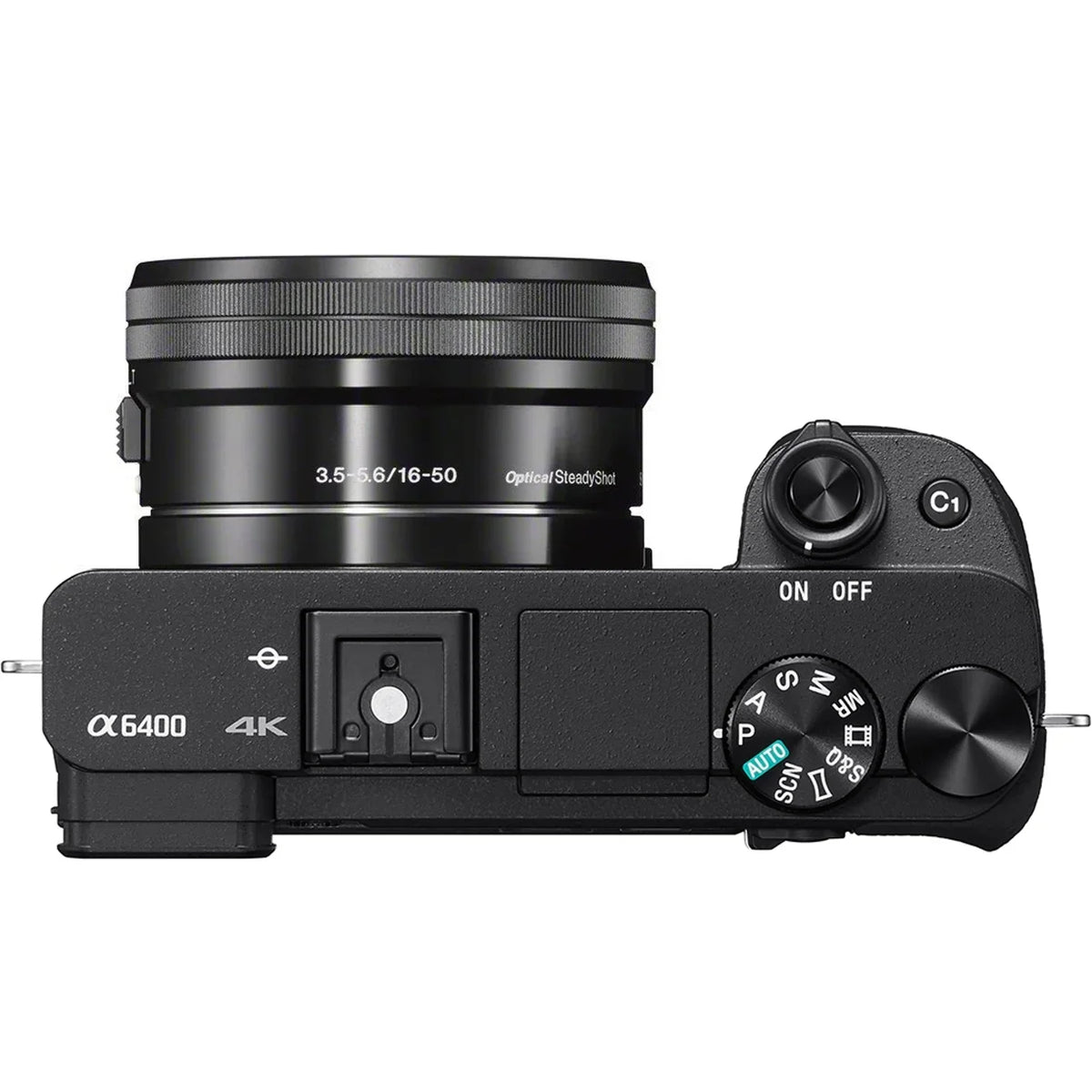 Sony a6400 4K Mirrorless Camera ILCE-6400L/B (Black) with 16-50mm f/3.5-5.6 OSS Lens Kit + 0.43x Wide Angle and 2.2X Telephoto Lens Deco Gear Case Filter Set & Extra Cell Power Editing Bundle