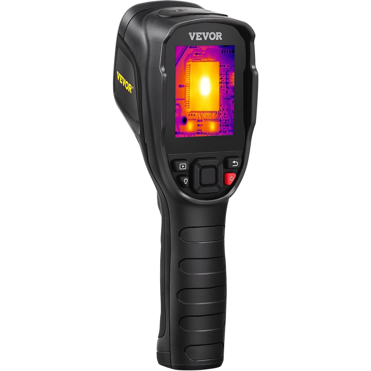 VEVOR Thermal Imaging Camera, 240x180 IR Resolution (43200 Pixels), 20Hz Refresh Rate Infrared Camera with -4℉~662℉ Temperature Range, 16G Built-in SD Card, and Rechargeable Li-ion Energy Source