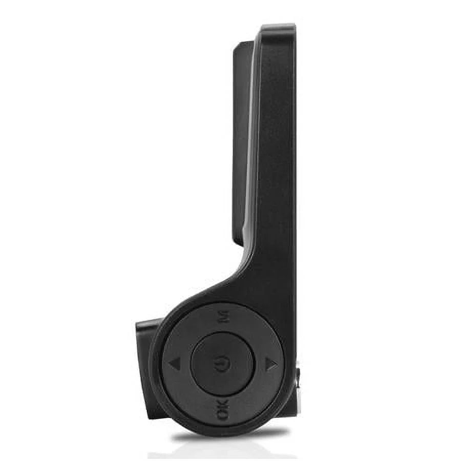 MNCD410T Full HD Front and Rear View 4" LCD Display Dash Camera with 3-Channel Recording, Black
