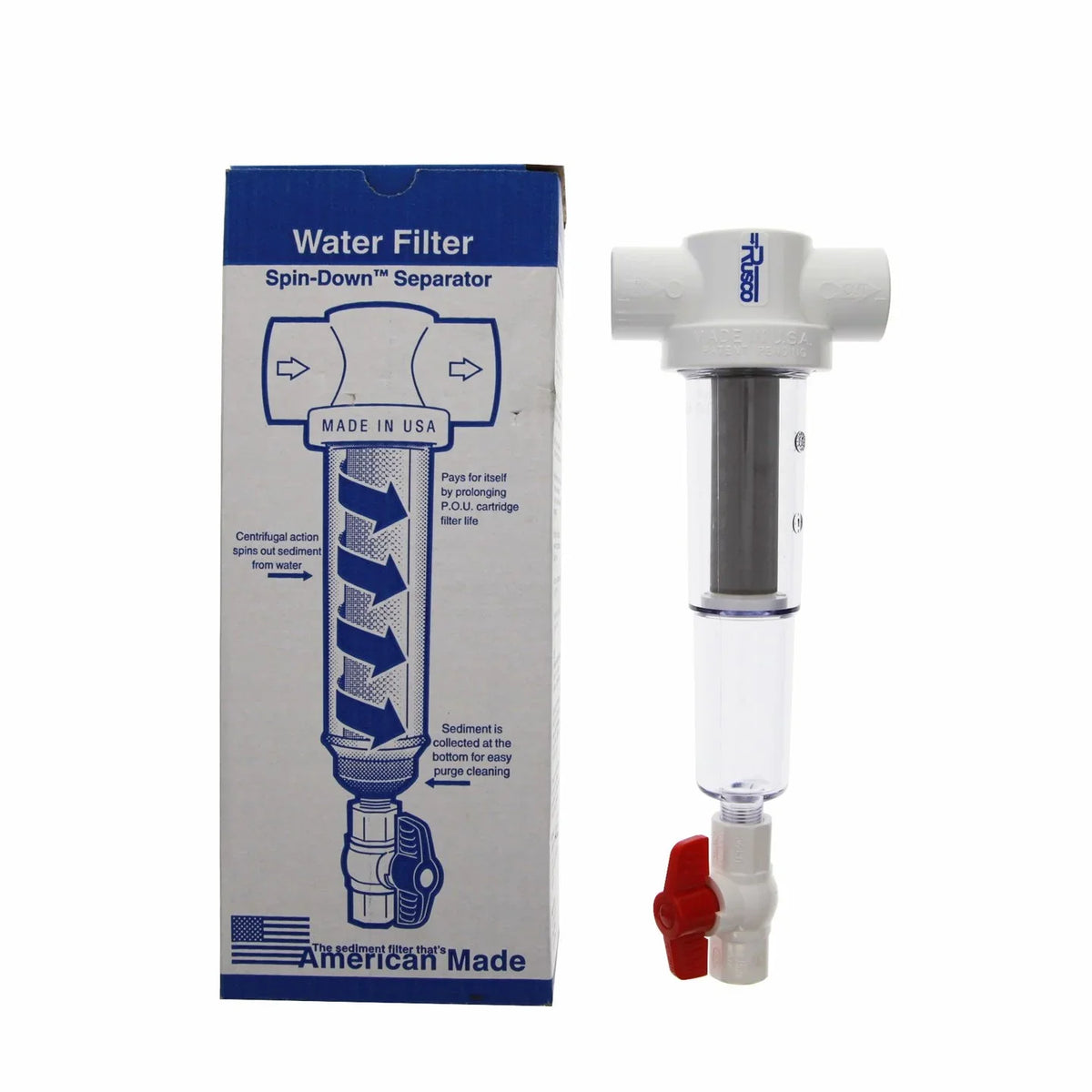 Package Of 2 Rusco 1-140STSS-F Stainless Steel Display Sediment Trapper Sy...