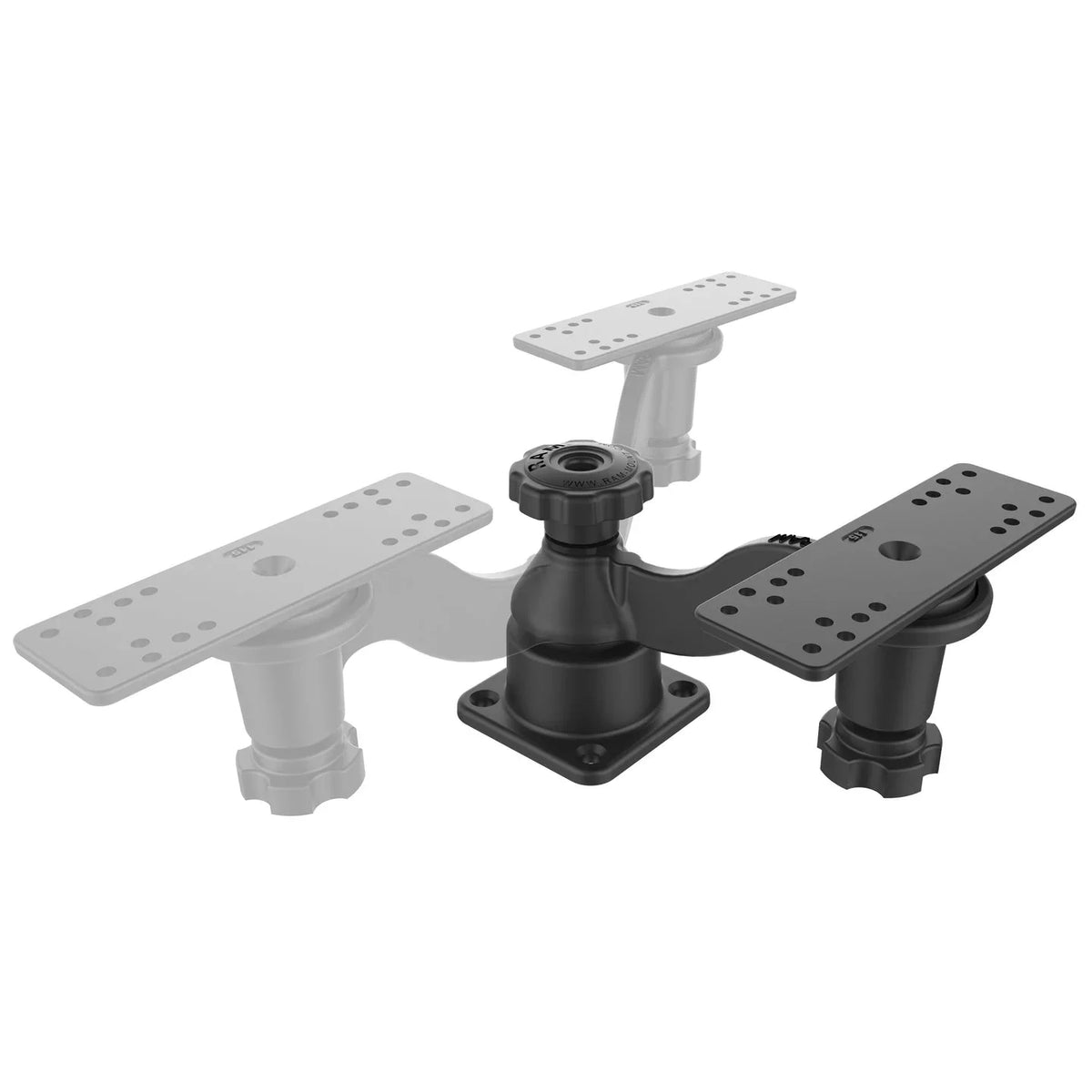 Random Access Memory Mounts Horizontal 6" Swing Arm Mount for Fishfinders & Plotters