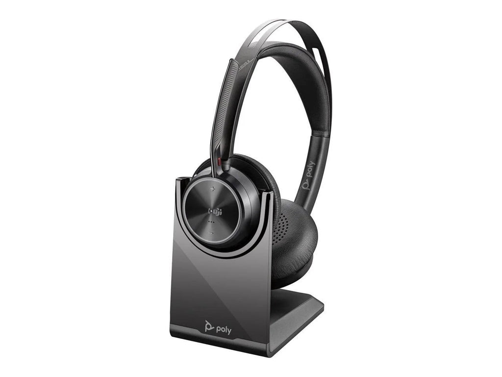 Poly Voyager Focus 2 Headset - Microsoft Teams Certification - Stereo - USB Type A - Wireless - Bluetooth - 20 Hz - 20 kHz - Over-the-head, On-ear - Binaural - Ear-cup - Noise Cancelling, MEMS Tech...