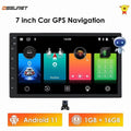 7" GPS Navigation System Android 11 Bluetooth Double 2 Din Car Stereo Radio Head Unit In Dash With Backup Camera