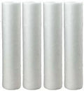 10 Micron 20 Inch X 4.5 Inch | 4-Pack Spun Polypropylene Whole House Sediment Water Filter Replacement Cartridge | Compatible With Hydronix SDC-45-2010, Home Water Filter