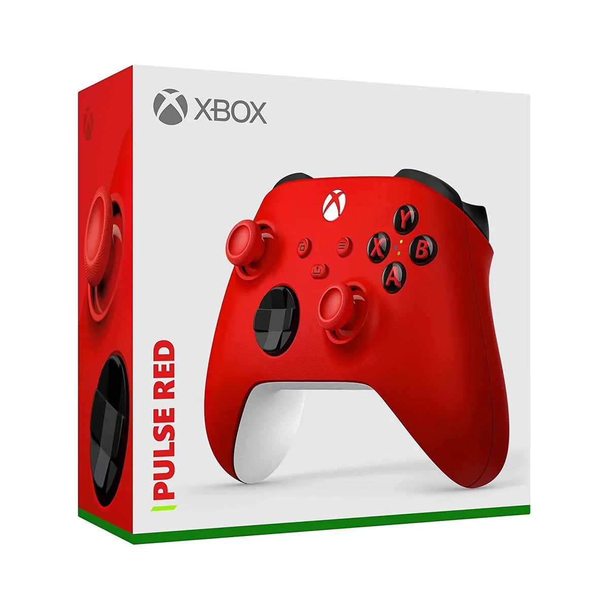 Microsoft Xbox Series S 512GB Digital Console with Extra Wireless Controller - Pulse Red - Powerpack Power Unit Cable Bundle with Microfiber Cleaning Cloth