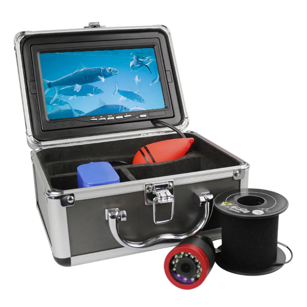 Erchang Underwater Fishing Camera Portable Fish Finder for Boat Kayak Lake Sea Fishing, 7 Inch Panel