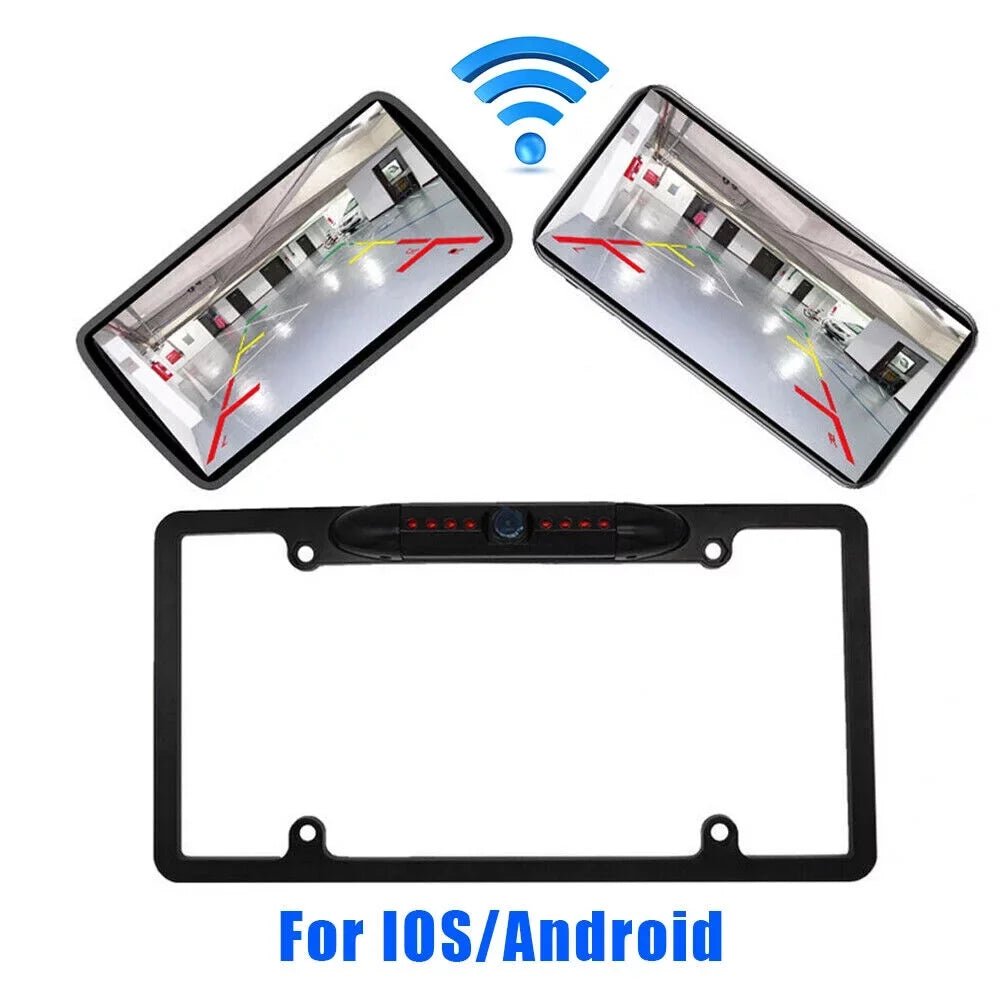 Night Vision License Plate Memory Camera - Reverse Parking Aid