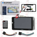 Blaupunkt Car 2DIN 7" Monitor AM/FM receiver USB Bluetooth + Connect your smartphone to MirrorLink with DiscountCentralOnline FL09BK Full License plate Night vision Waterproof back-up camera