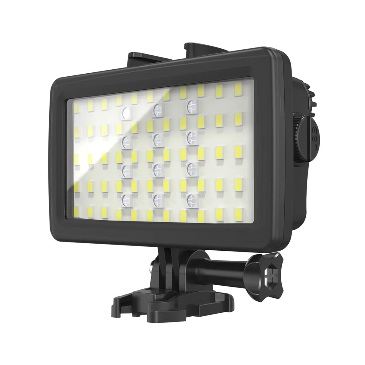 Andoer SL-20 Waterproof RGB Fill Video 8 Modes CRI95+ Dimmable IPX8 Underwater 40M Built-in Rechargeable Energy Source for Diving Snorkeling Underwater Photography Video Replacement for GoPro