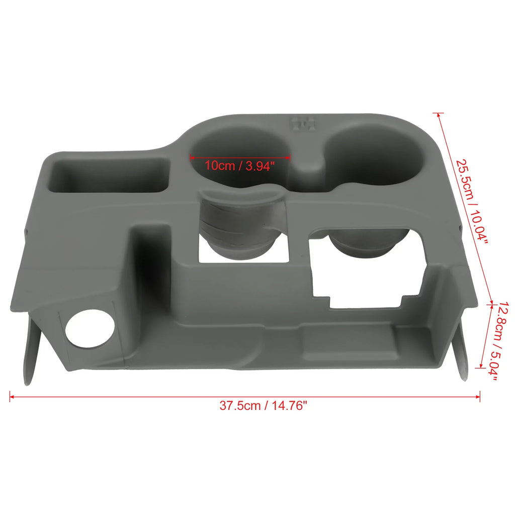Car Center Console Cup Holder Gray for Dodge for Random Access Memory 1500 2008-2010