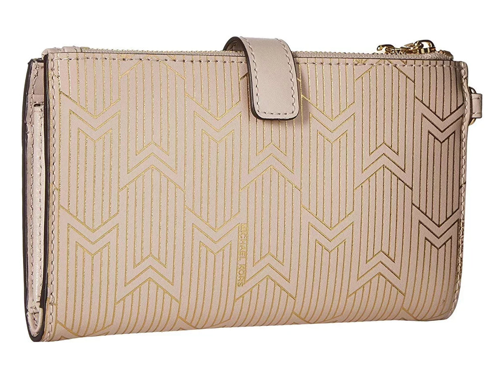 Michael Michael Kors Double Zip Wristlet Soft Pink
