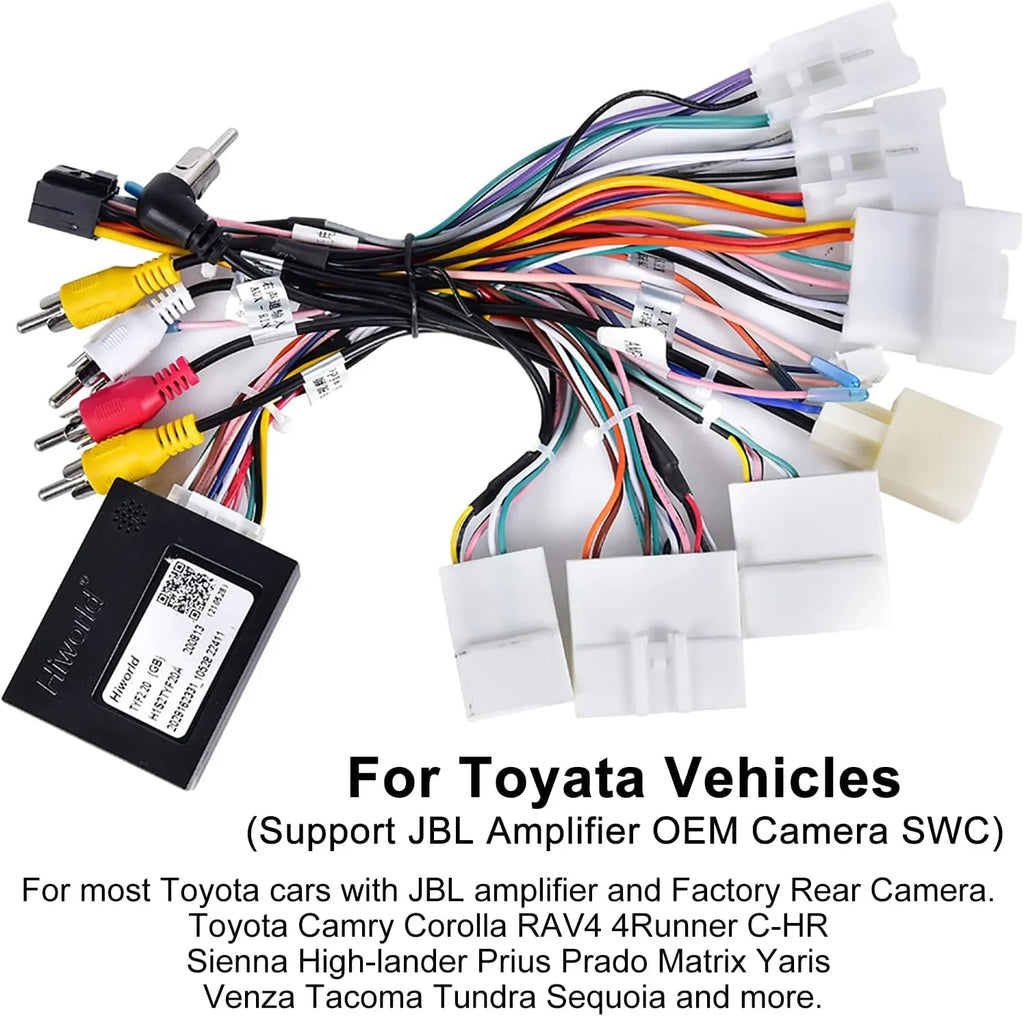 THONZER For Toyota Camry 2000-2006, 9 Inch Panel Radio Built in Wireless Carplay and Andriod Auto with Mirror Link, WiFi, GPS, USB + Rear View Camera 2+32G Android Car Stereo