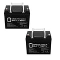 12V 35AH SLA INT Power Unit Replacement for Generac OD4575 - 2 Pack
