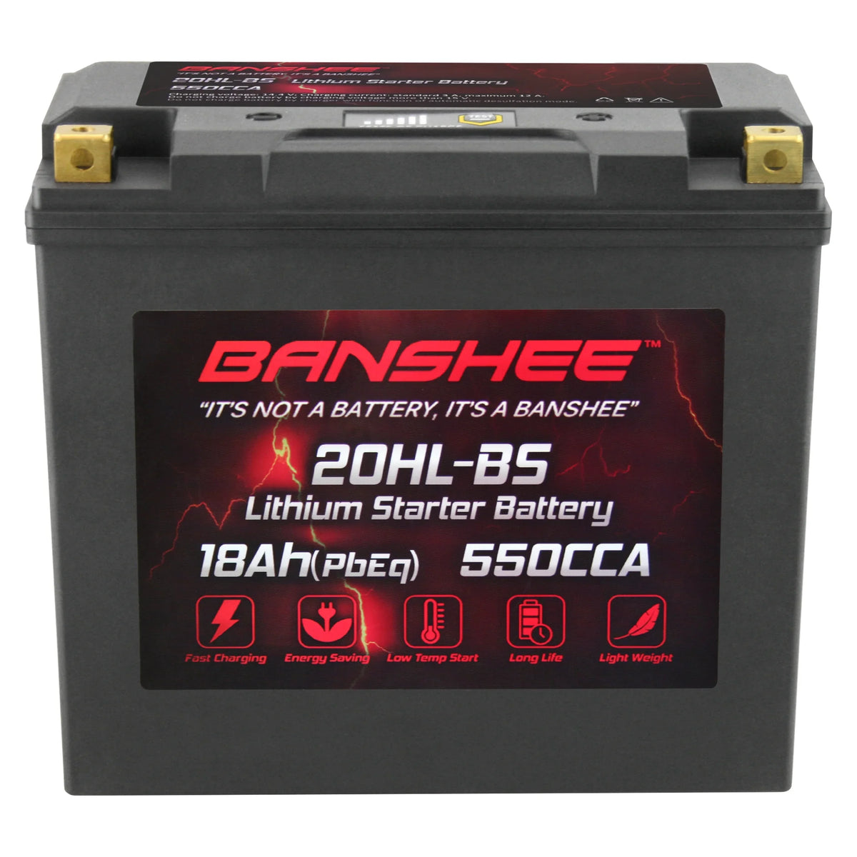 Banshee 20L-BS LiFePO4 Motorsports Cell Compatible with Sea-Doo Wake 155 2016 to 2018