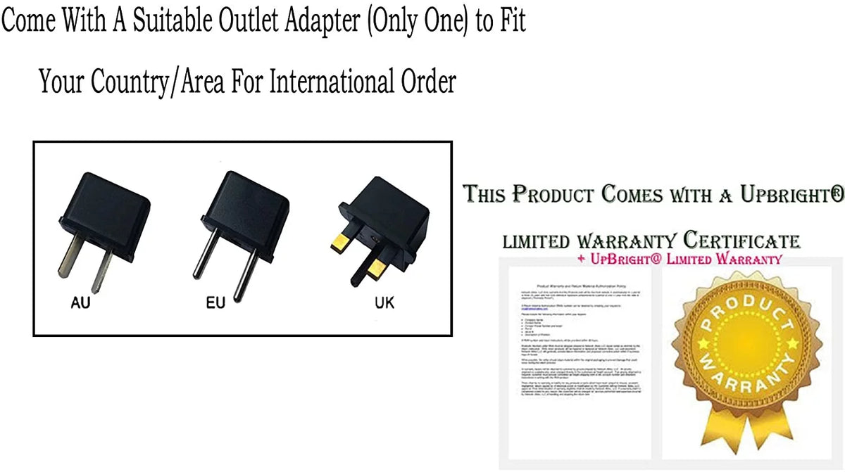 UPBRIGHT Adapter For Fostex AD-12A AD-12B Mixer and Tape Recorder Power Supply Cord Cable Charger