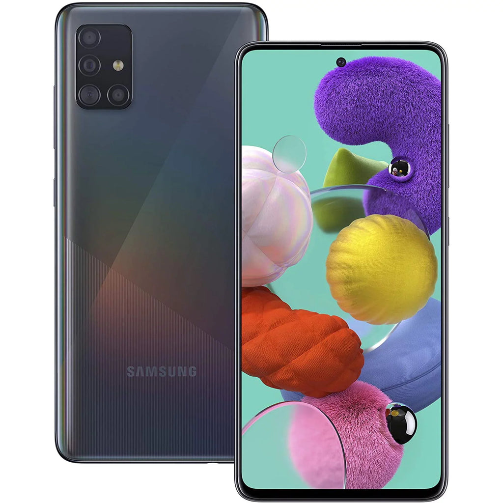 Restored Samsung Galaxy A51 TMobile locked 128GB Black (Refurbished)