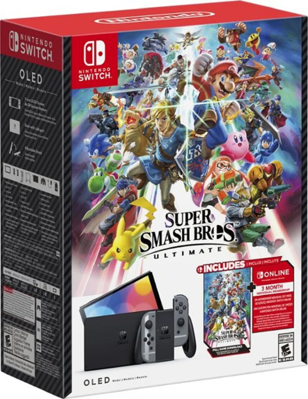 Refurbished Nintendo HEGSKACLA Super Smash Bros. Ultimate Bundle, Multi