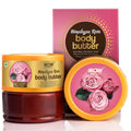 WOW Skin Science Body Butter Himalayan Rose - Moisturizer for Dry Skin, Rich Hydrating Cream with Natural Shea Butter Nourish & Relieve Dull Skin - Paraben & Sulfate Free - (200ml)