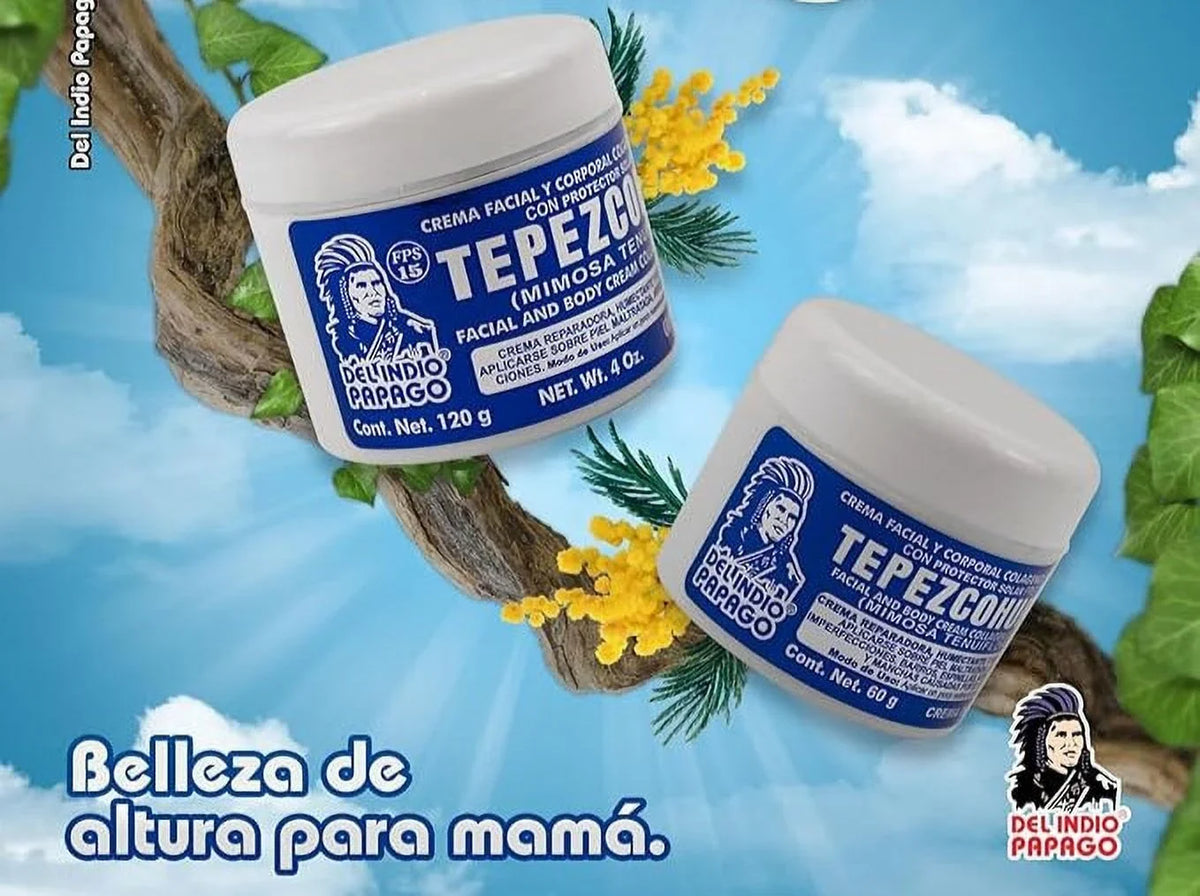 Del Indio Papago Tepezcohuite Day Cream (2oz) + Night Skin Cream (2 oz) BEAUTY COMBO!! Tepezcohuite
