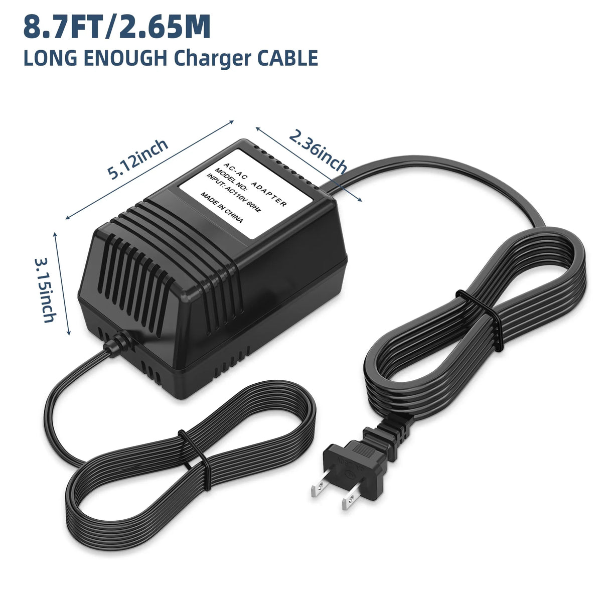 PGENDAR AC Adapter For The Basement Watchdog Model No. BWS-12A BWS12A Special 2500 GPH Heavy Duty Cell Box Backup Storm Sump Pump BWS 12A 12V Power Supply Cord Cable PS Charger