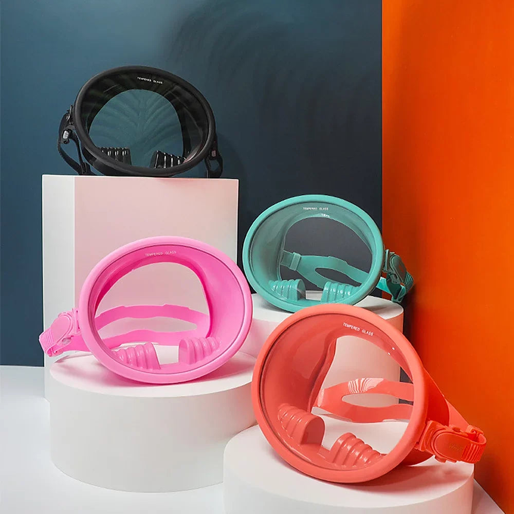 180° Wide View Diving Big Storage Watertight and -Fog Lens for Best Vision Underwater Snorkeling Spearfishing Full Diving