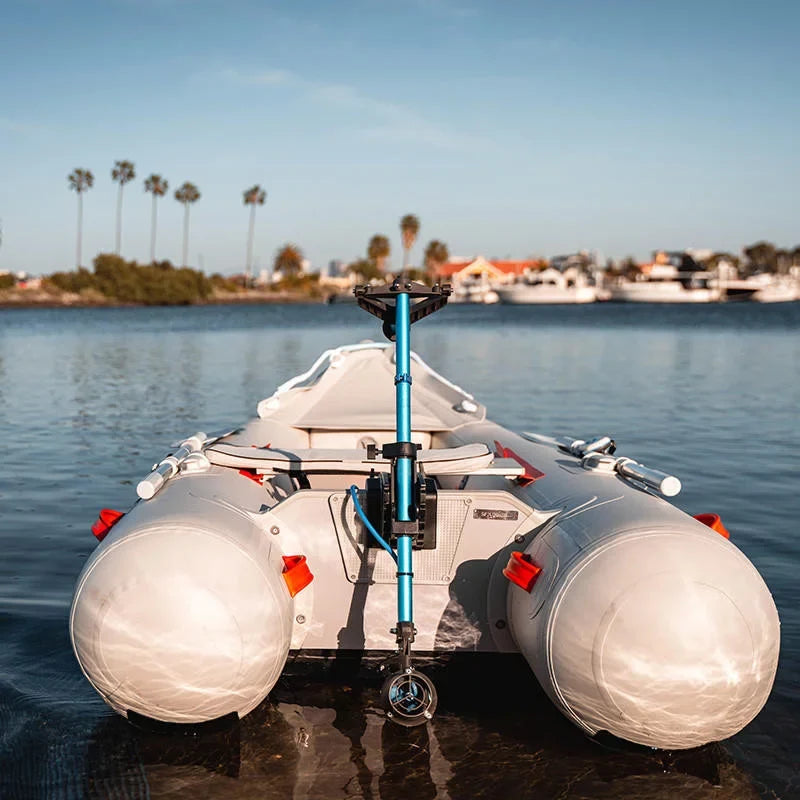 Bixpy K-1 Outboard Kit with SUN80 Solar Panel - Electric Marine Trolling Motor with 378 Wh Power Unit for Kayak, Inflatable Watercraft, Paddle Boards
