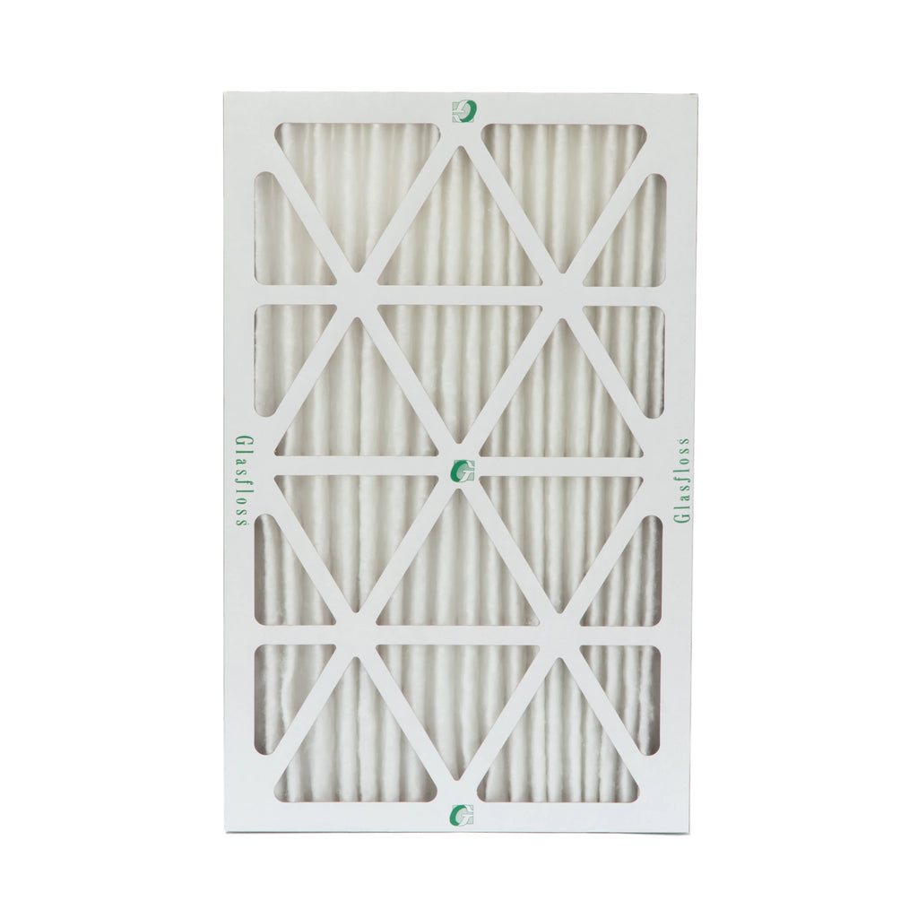 12 Pack of 20x30x2 MERV 10 Pleated 2" Inch Air Filters by Glasfloss. Actual Size: 19-5/8 x 29-5/8 x 1-3/4