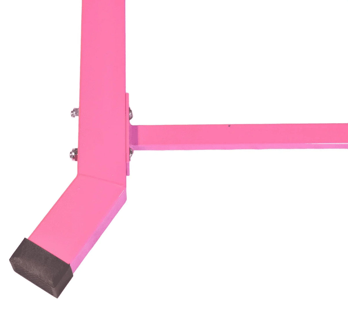 Balançoire Gymnastics Bar for Kids Expandable Kip Bar 3 FT to 5 FT Gymnastics BAR Horizontal Bar, Height Adjustable Junior Training Bar HD Strong Curved Legs Home Gym Gymnastic Training Equipment PINK
