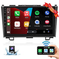 For Honda CRV 2007-2011 9'' Display Car Stereo Radio Player Wireless Carplay Android Auto Mirror Link HD 1080P Android 12 Bluetooth WIFI GPS FM USB Hifi, AHD Backup Camera