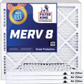 Filter King 9x60.5x1 Air Filter | 4-PACK | MERV 8 HVAC Pleated A/C Furnace Filters | MADE IN USA | Actual Size: 9 x 60.5 x .75"