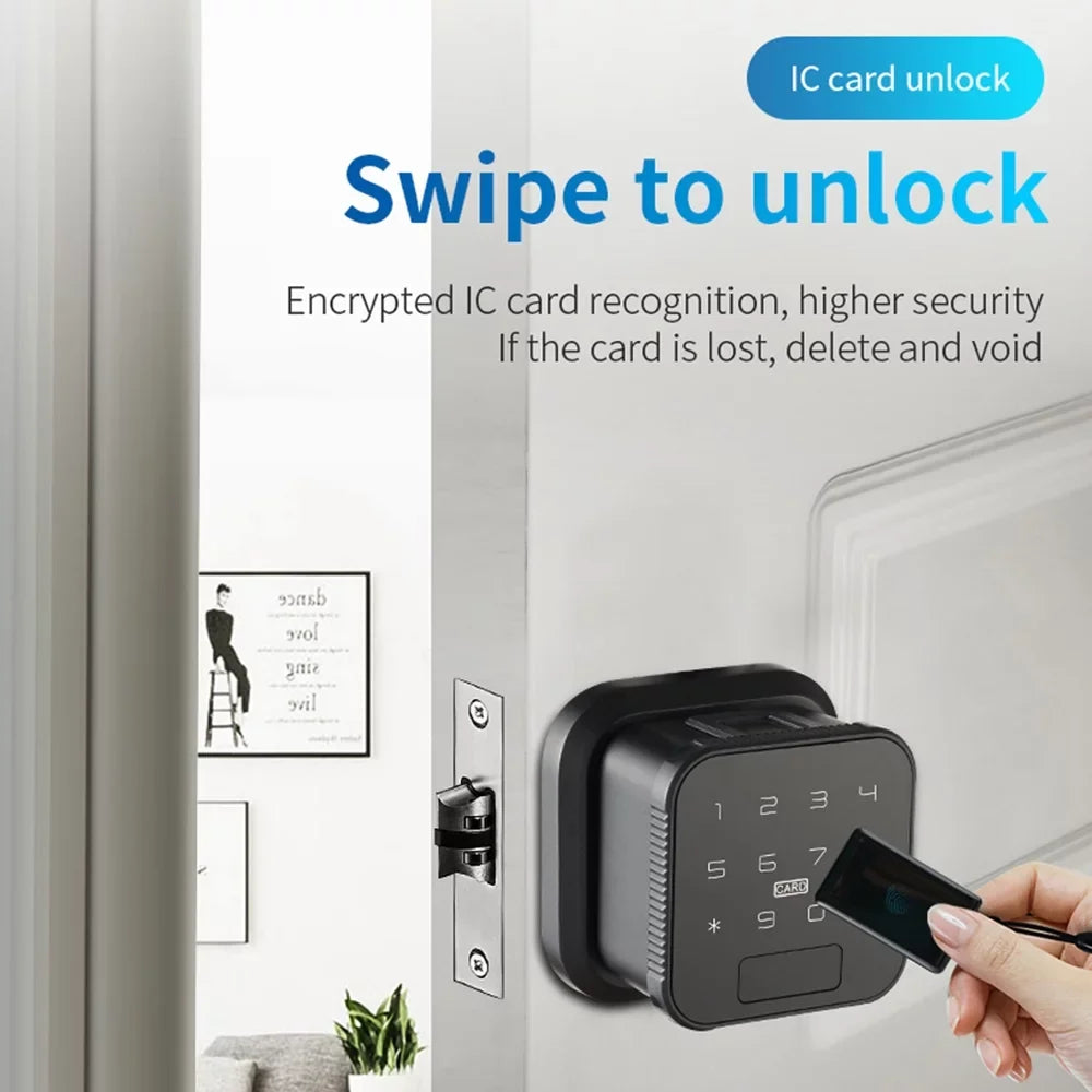 GoolRC ligent Door Lock with Fingerprint Keypad & Handle, Smart Lock Compatible with DADA, Enhanced Home