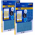 PureFlow, Home Furnace Air Filter 16x20x1, with 4 Layers of Advanced Filtration Technology, MERV-13 Pack-of-2