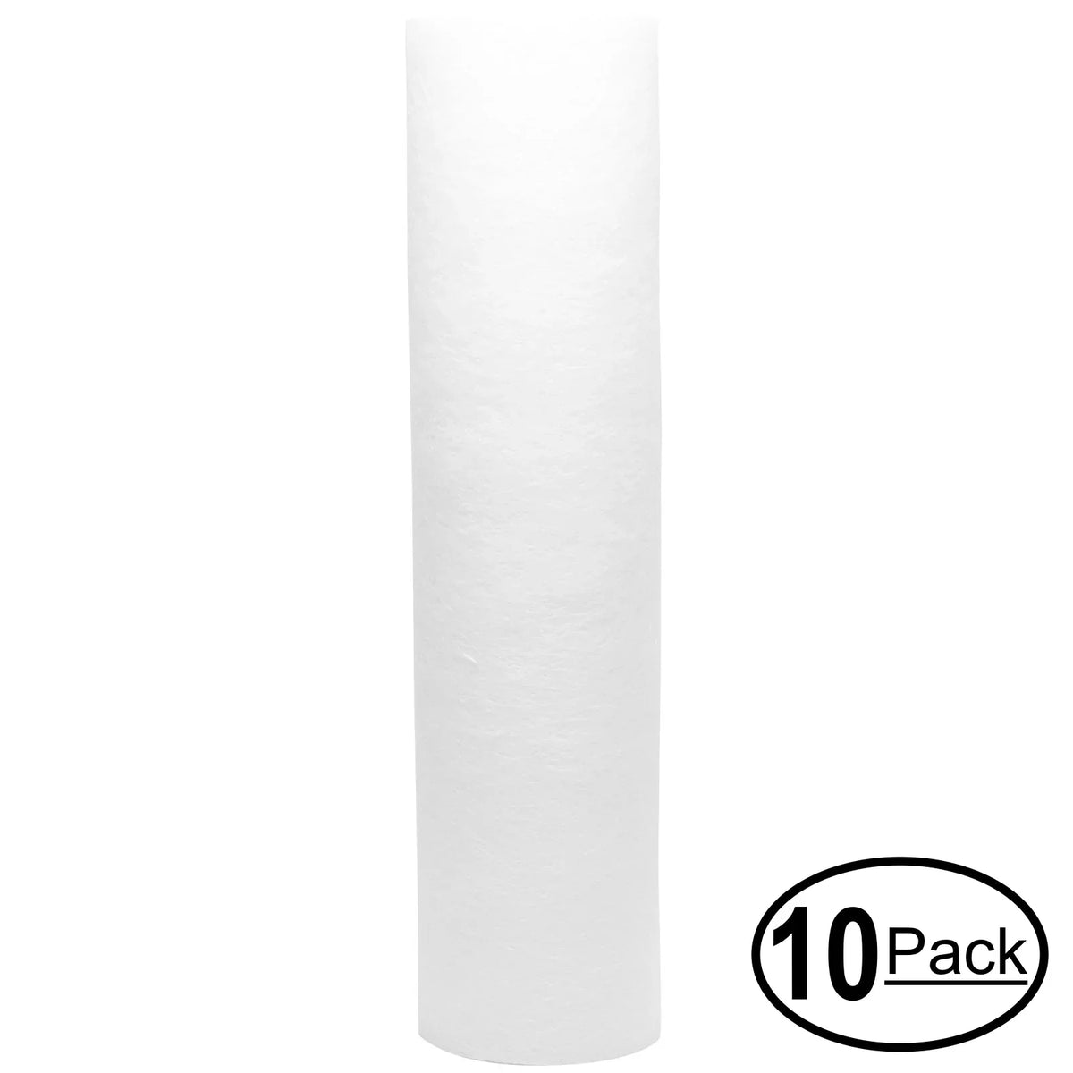 10-Pack Replacement for Expres Water ROUV10MC Polypropylene Sediment Filter - Universal 10-inch 5-Micron Cartridge for Express Water 6 Stage UV Reverse Osmosis Filtration System - Denali Pure Brand