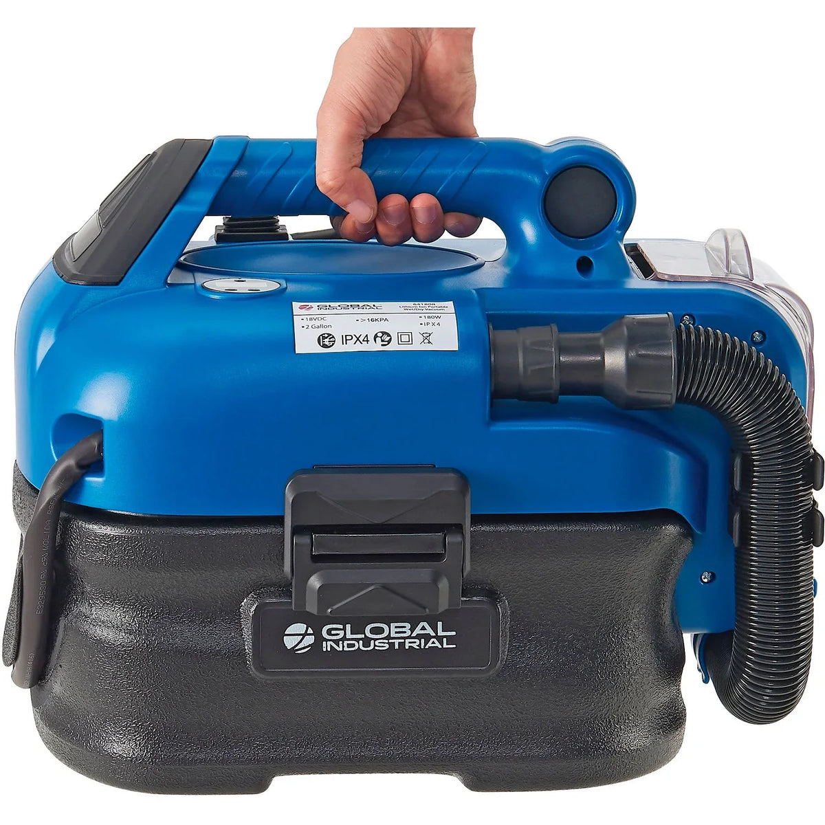 Energy Source Powered HEPA Wet/Dry Vacuum with Air Inflate Adapter, 2 Gallon Capacity