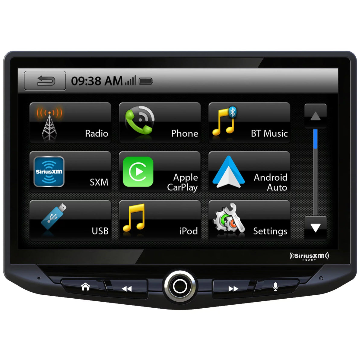 Stinger Jeep Wrangler JK (2011-2018) Stereo Replacement System: 10-Inch Monitor Radio; Includes Dash Kit & Interface, With Jeep Back Up Camera, And Igo Navigation SD Card