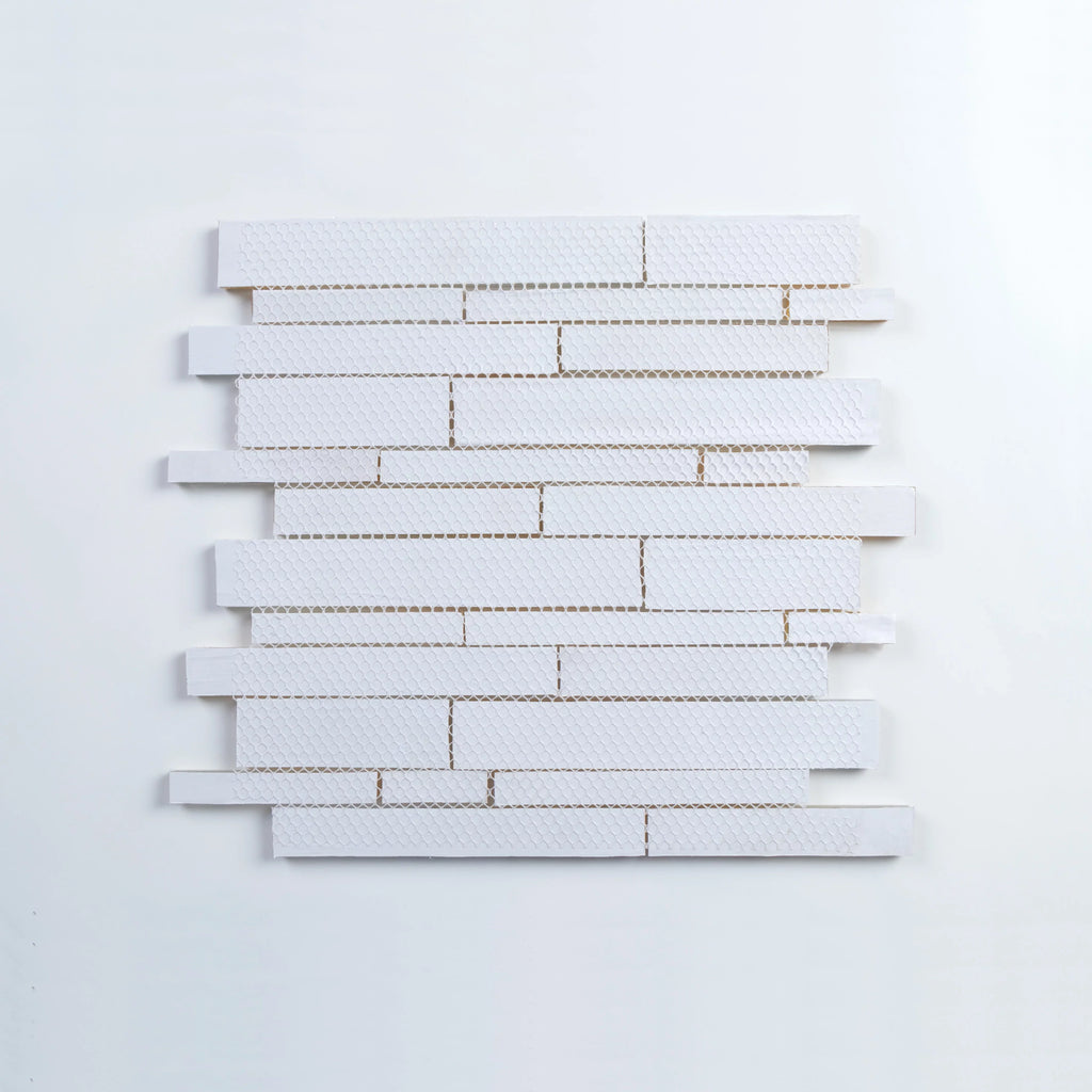 WS Tiles - Foil Silver/Gold 12 in. x 12 in. Interlocking Glass Mosaic Wall Tile (5 sq. ft. / Case)