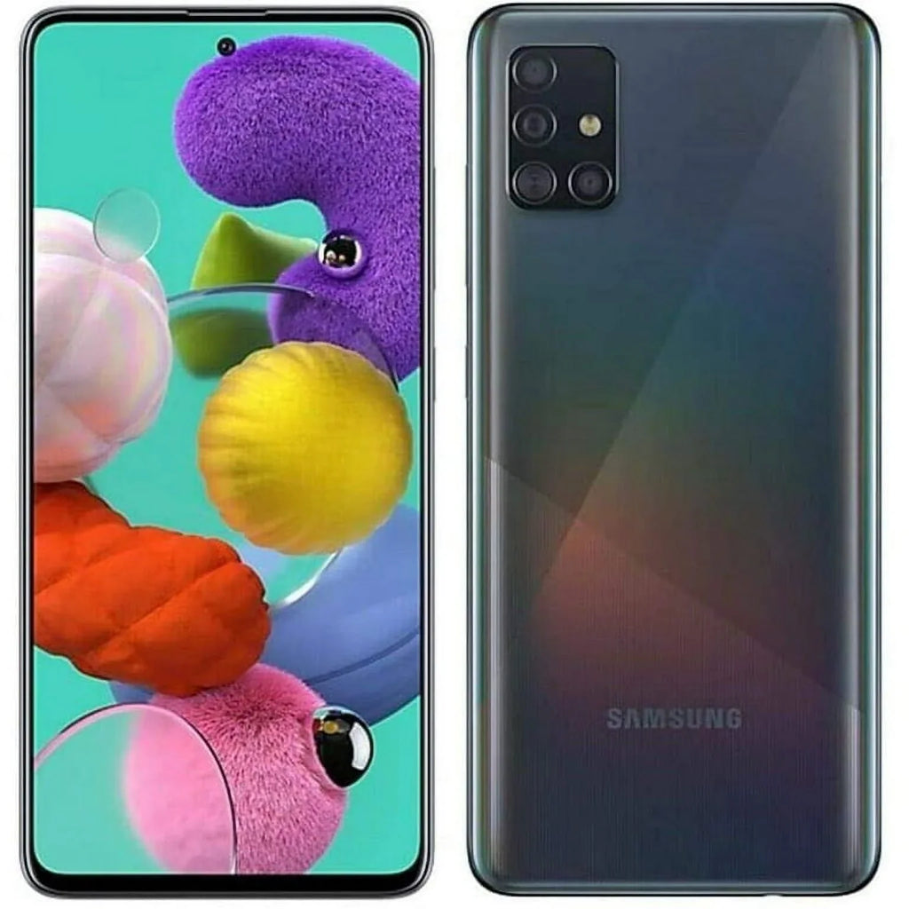 Restored Samsung Galaxy A51 TMobile locked 128GB Black (Refurbished)