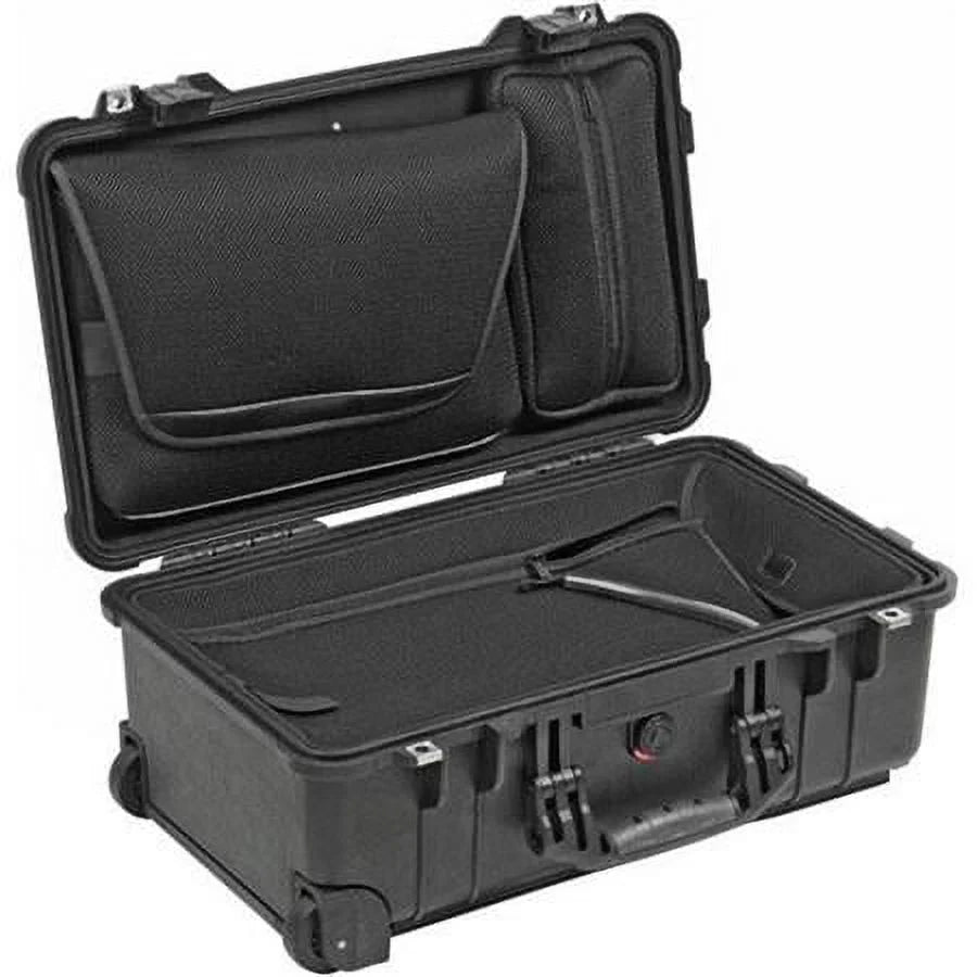 1510LOC TSA Overnight Watertight Hard Case with Wheels, Black