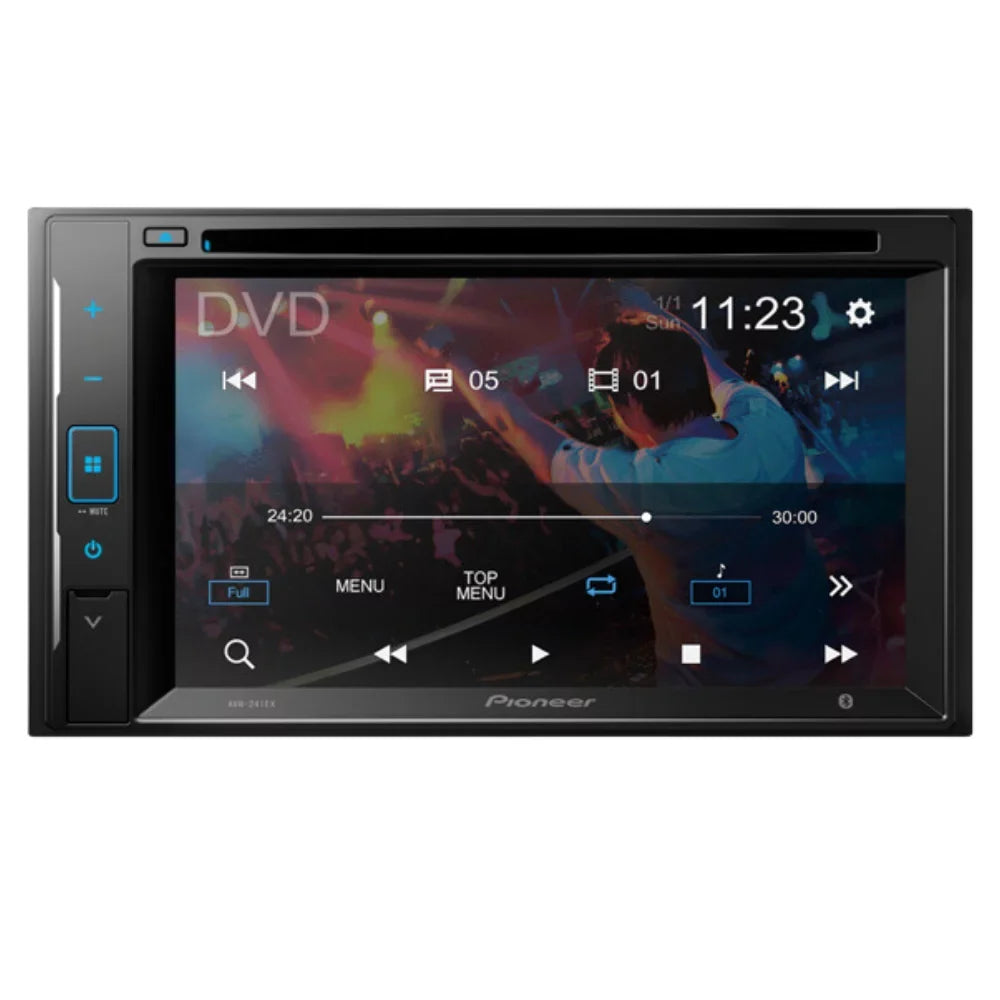 KIT4835 Bundle for 2002-2004 Oldsmobile Bravada W/ Pioneer AVH-241EX Double DIN Car Stereo with Bluetooth/Backup Camera/Installation Kit/in-Dash DVD/CD AM/FM 6.2" Panel Digital Media Receiver