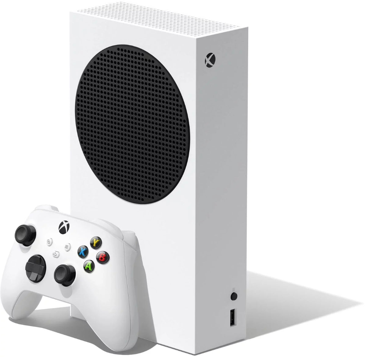 Microsoft Xbox Series S 512GB Digital Console with Extra Wireless Controller - Pulse Red - Powerpack Power Unit Cable Bundle with Microfiber Cleaning Cloth