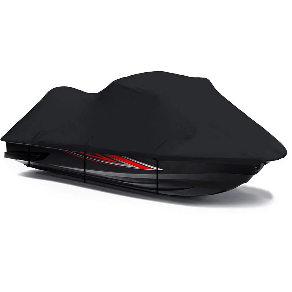 BLACK 600 DENIER JetSki Cover Compatible for Sea Doo Sea-Doo RXT 2005 2006 2007 2008 Jet Ski Cover