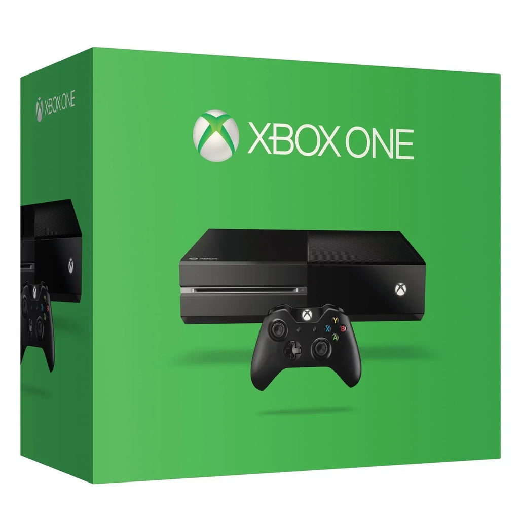 Pre-Owned Microsoft Xbox One Original 500GB Gaming Console Black Headset With Detroit Become Human Game BOLT AXTION Bundle