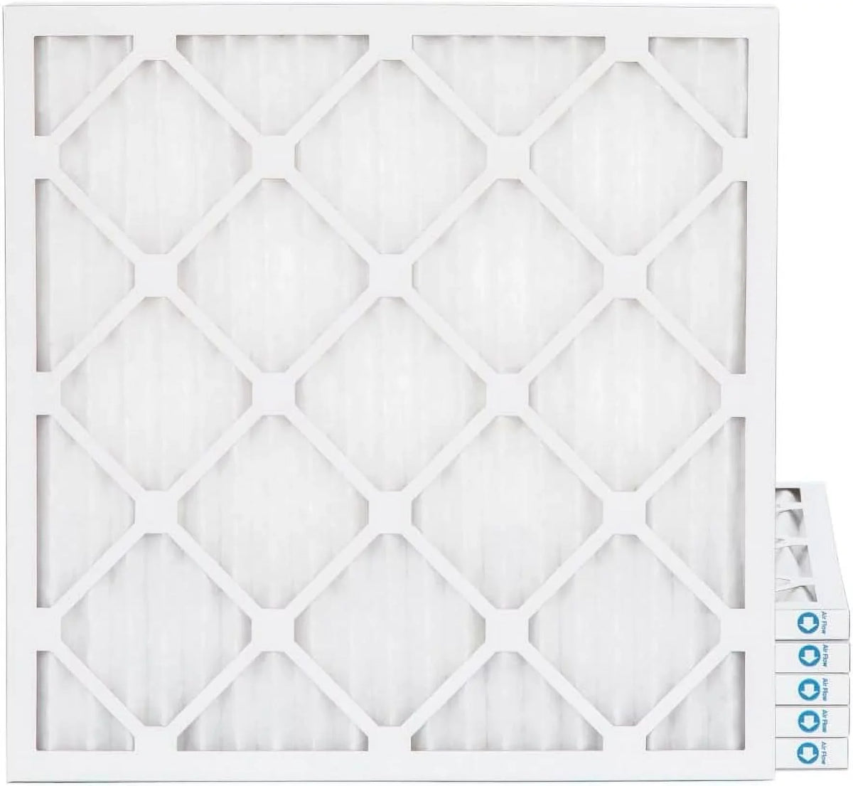 14X14x1 MERV 11, MPR 1000 Pleated Furne 1" Air Filters By Pamlico. 6 Pk. Size: 13-1/2 X 13-1/2 X 3/4