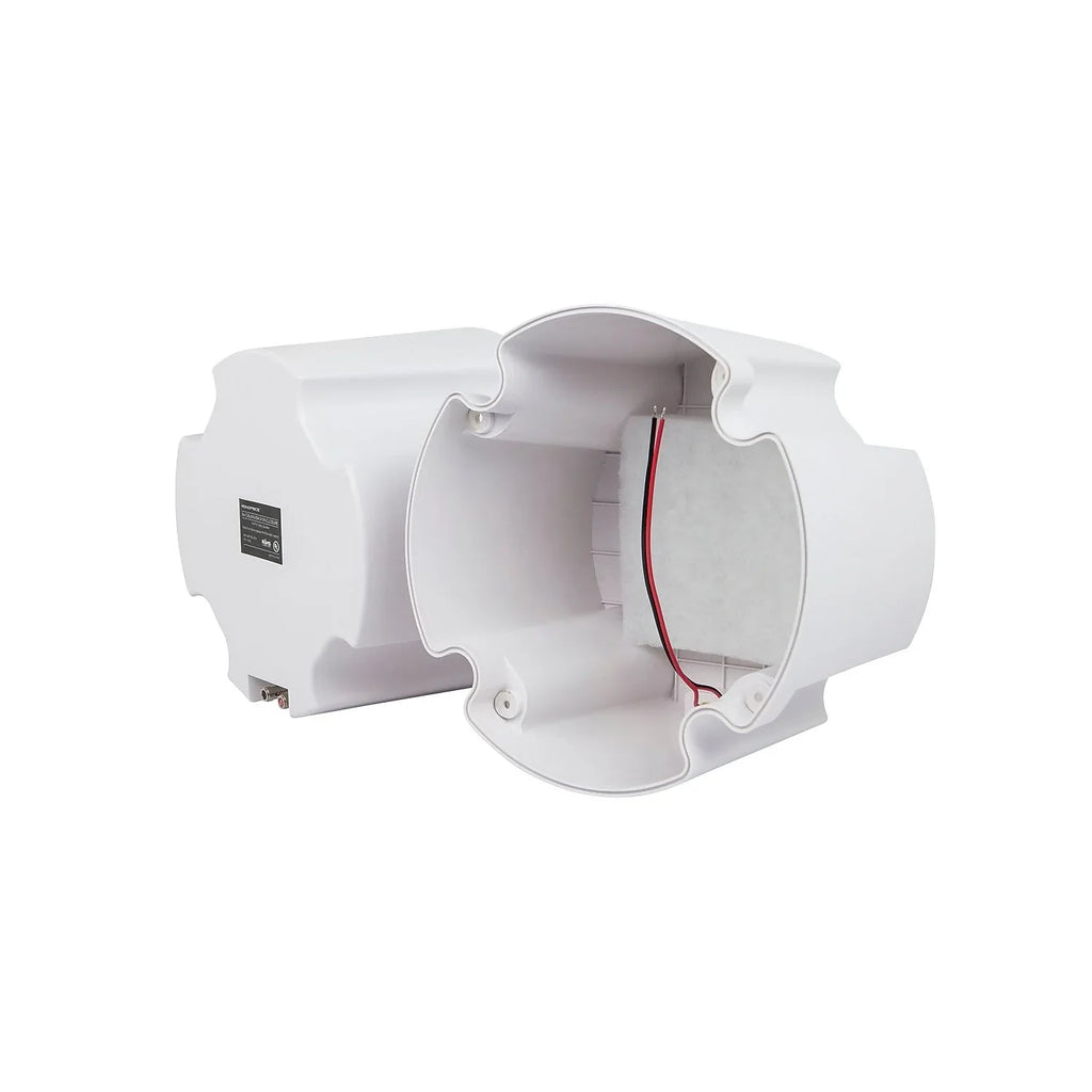 Monoprice ABS Back Enclosure (Pair) For PID 4104 8in Ceiling Speaker, Includes 4 Speaker Mounting Screws