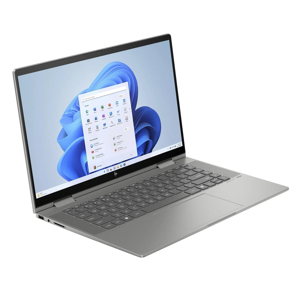 HP ENVY x360 15-FE1057NR 15.6" FHD Panel , Processor Ultra 7 155U, 16GB LPDDR5, 512GB Solid State Drive Windows 11 Home, Mineral silver, 9R1M2UA#ABA