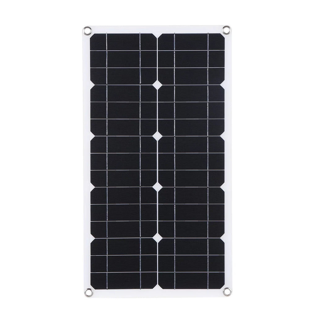 Dazzduo Solar Panel Kit,Car Display Kit Set 50W Solar Panel 30A Set USB/Type C 30A L-ED Display Resistance Car Boat C 9V/18V Solar Car 10/20/30/40/50A Solar 9V/18V Solar Panel Water Resistance Car