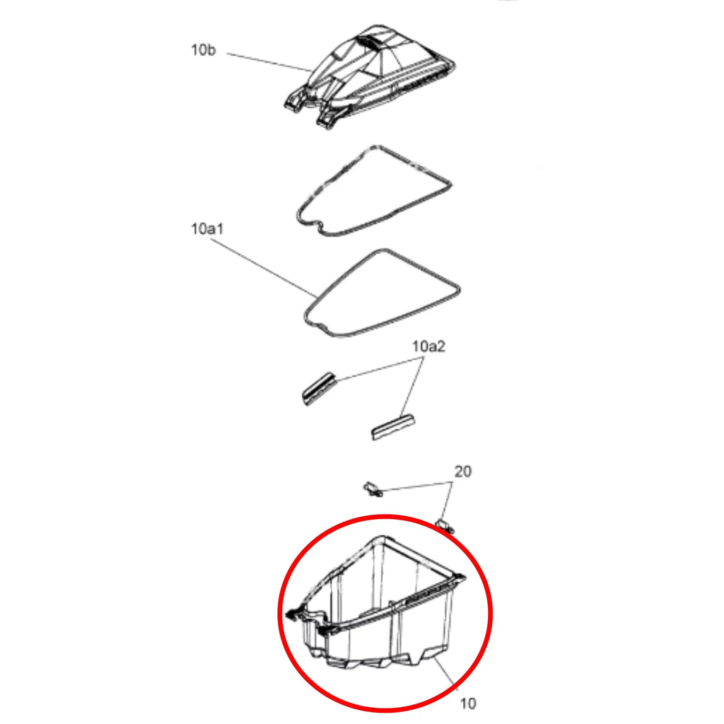 Sea-Doo New OEM Storage Compartment/Bin, 264000118